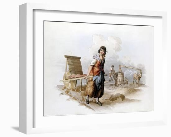 Brickfield, 1808-William Henry Pyne-Framed Giclee Print