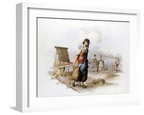 Brickfield, 1808-William Henry Pyne-Framed Giclee Print