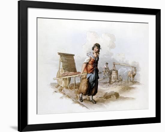 Brickfield, 1808-William Henry Pyne-Framed Giclee Print