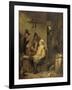 Bricklayer Smoking a Pipe, 1630-60-David Teniers-Framed Art Print