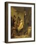 Bricklayer Smoking a Pipe-David Teniers II-Framed Art Print