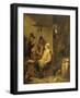 Bricklayer Smoking a Pipe-David Teniers II-Framed Art Print