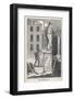 Bricklayer Standing on a Rather Precarious Looking Scaffold, His Assistant Mixes Mortar Behind Him-null-Framed Photographic Print