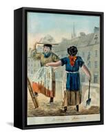 Bricklayers' Labourers-null-Framed Stretched Canvas