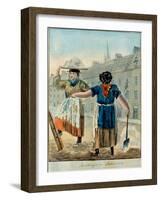 Bricklayers' Labourers-null-Framed Giclee Print