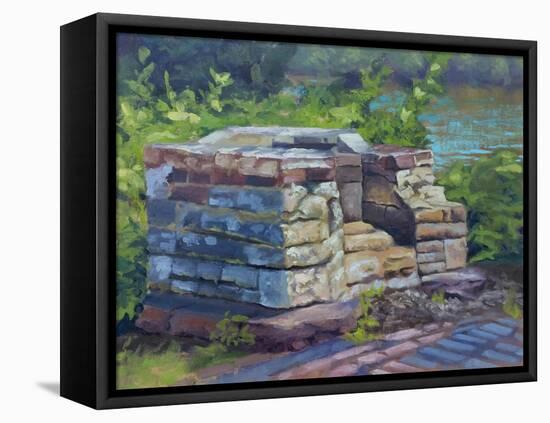 Bricks-Rusty Frentner-Framed Stretched Canvas