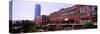 Bricktown Mercantile Building Along the Bricktown Canal with Devon Tower in Background-null-Stretched Canvas