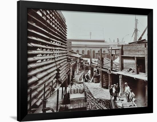 Brickworks, Nine Elms Lane, Battersea, London, August 1906-null-Framed Photographic Print