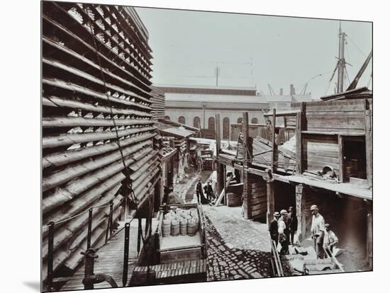 Brickworks, Nine Elms Lane, Battersea, London, August 1906-null-Mounted Photographic Print