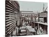 Brickworks, Nine Elms Lane, Battersea, London, August 1906-null-Stretched Canvas