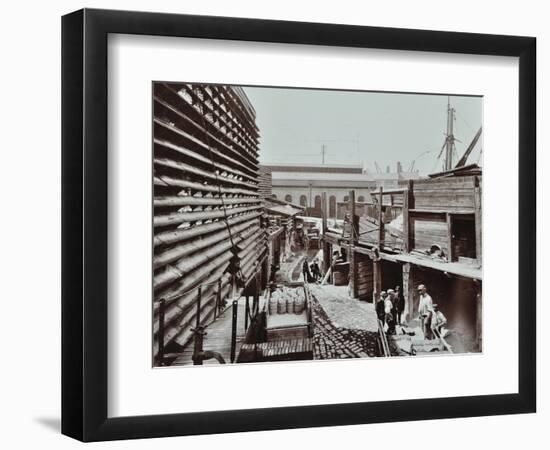 Brickworks, Nine Elms Lane, Battersea, London, August 1906-null-Framed Photographic Print