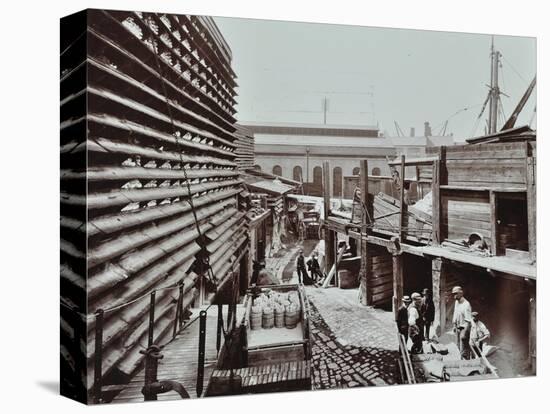 Brickworks, Nine Elms Lane, Battersea, London, August 1906-null-Stretched Canvas