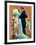 "Bridal Couple Dancing,"June 6, 1931-Elbert Mcgran Jackson-Framed Giclee Print