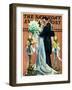 "Bridal Couple Dancing," Saturday Evening Post Cover, June 6, 1931-Elbert Mcgran Jackson-Framed Premium Giclee Print