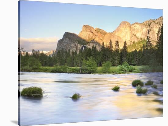 Bridal Falls, Yosemite, California, USA-Tom Norring-Stretched Canvas