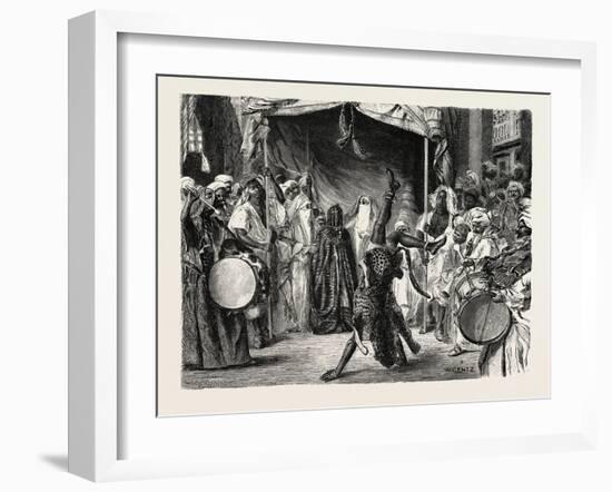 Bridal Procession. Egypt, 1879-null-Framed Giclee Print