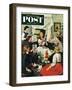 "Bridal Shower" Saturday Evening Post Cover, February 26, 1955-Stevan Dohanos-Framed Giclee Print