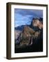 Bridal Veil Falls and Cathedral Rocks, Yosemite National Park, California, USA-Adam Jones-Framed Photographic Print