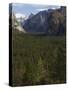 Bridal Veil Falls and Half Dome Peak in Yosemite Valley, Yosemite National Park, California, USA-Kober Christian-Stretched Canvas