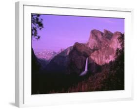 Bridal Veil Falls at Dusk-Mick Roessler-Framed Photographic Print