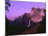 Bridal Veil Falls at Dusk-Mick Roessler-Mounted Photographic Print