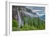 Bridal Veil Falls Iand Fog, Uncomphagre National Forest, Colorado, San Juan Mou-Tom Till-Framed Photographic Print