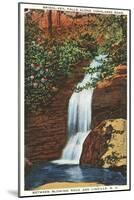 Bridal Veil Falls, Linville, North Carolina-null-Mounted Art Print