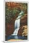 Bridal Veil Falls, Linville, North Carolina-null-Mounted Art Print