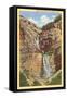 Bridal Veil Falls, Provo Canyon, Utah-null-Framed Stretched Canvas