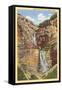 Bridal Veil Falls, Provo Canyon, Utah-null-Framed Stretched Canvas