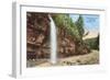 Bridal Veil Falls, Western North Carolina-null-Framed Art Print