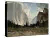 Bridal Veil Falls, Yosemite, C.1870-84-Thomas Hill-Stretched Canvas