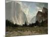 Bridal Veil Falls, Yosemite, C.1870-84-Thomas Hill-Mounted Giclee Print