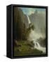 Bridal Veil Falls, Yosemite, c.1871-1873-Albert Bierstadt-Framed Stretched Canvas