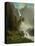 Bridal Veil Falls, Yosemite, c.1871-1873-Albert Bierstadt-Stretched Canvas