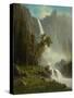 Bridal Veil Falls, Yosemite, c.1871-1873-Albert Bierstadt-Stretched Canvas