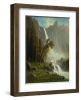 Bridal Veil Falls, Yosemite, c.1871-1873-Albert Bierstadt-Framed Giclee Print