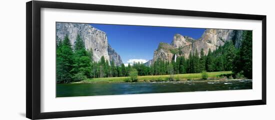 Bridal Veil Falls, Yosemite National Park, California, USA-null-Framed Photographic Print