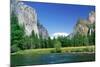 Bridal Veil Falls, Yosemite National Park, California, USA-null-Mounted Photographic Print