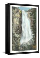 Bridal Veil Falls, Yosemite National Park, California-null-Framed Stretched Canvas