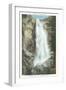 Bridal Veil Falls, Yosemite National Park, California-null-Framed Art Print