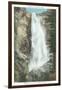 Bridal Veil Falls, Yosemite National Park, California-null-Framed Art Print