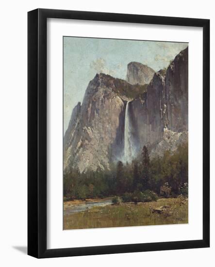 Bridal Veil Falls - Yosemite Valley-Thomas Hill-Framed Giclee Print
