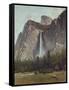 Bridal Veil Falls - Yosemite Valley-Thomas Hill-Framed Stretched Canvas