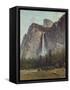 Bridal Veil Falls - Yosemite Valley-Thomas Hill-Framed Stretched Canvas