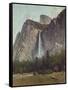 Bridal Veil Falls - Yosemite Valley-Thomas Hill-Framed Stretched Canvas