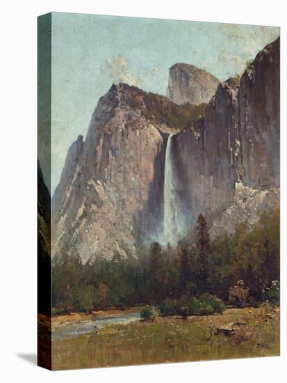 Bridal Veil Falls - Yosemite Valley-Thomas Hill-Stretched Canvas