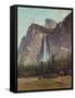 Bridal Veil Falls - Yosemite Valley-Thomas Hill-Framed Stretched Canvas