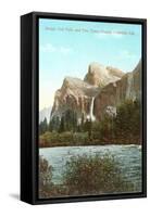 Bridal Veil Falls, Yosemite-null-Framed Stretched Canvas