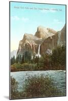 Bridal Veil Falls, Yosemite-null-Mounted Art Print